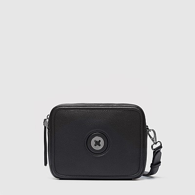 MIM MAZING CROSS BODY BAG BLACK GUNMETAL COLOR,Bag